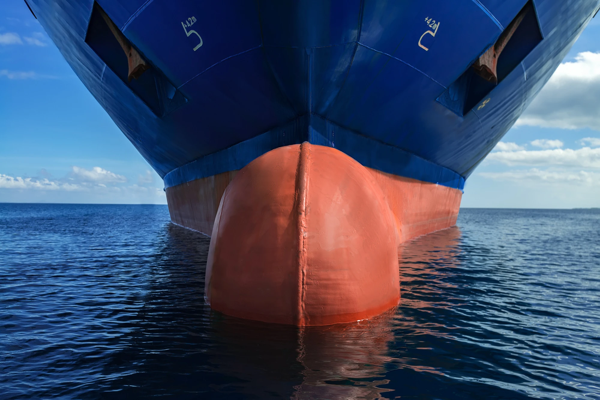 Front of ship