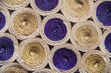 Rolls of cloth