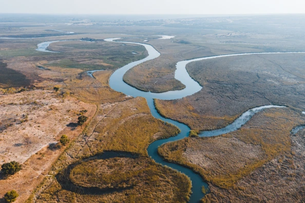 Intersection between the Kuito and Kuanavele rivers